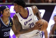犹他爵士夏联惊现新星，森萨博得分爆发能否逆袭NBA舞台